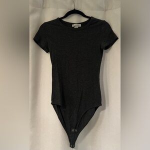 Forever 21 grey bodysuit
